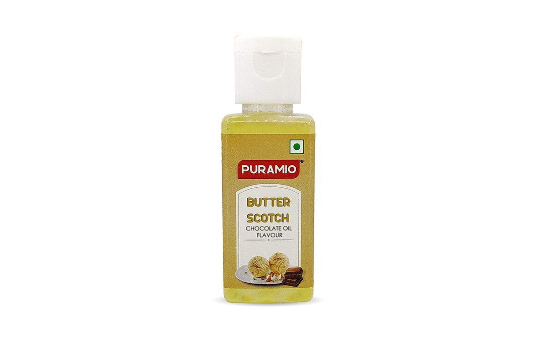 Puramio Butter Scotch Chocolate Oil Flavour   Plastic Bottle  50 millilitre